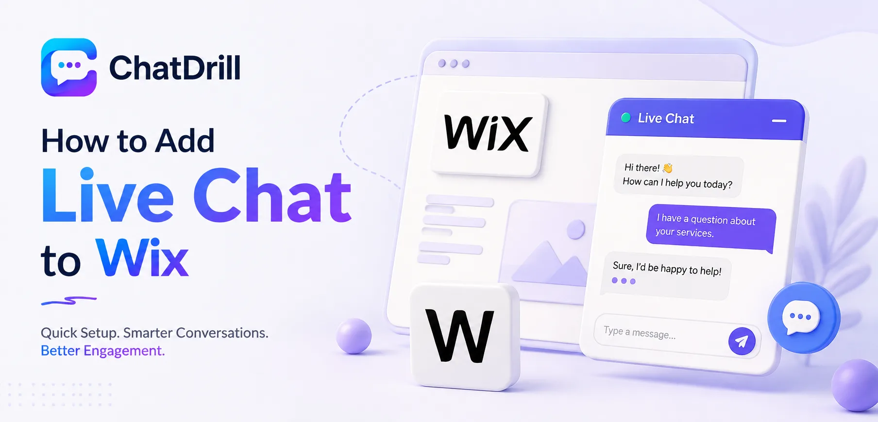 Adding a live chat widget to a Wix website