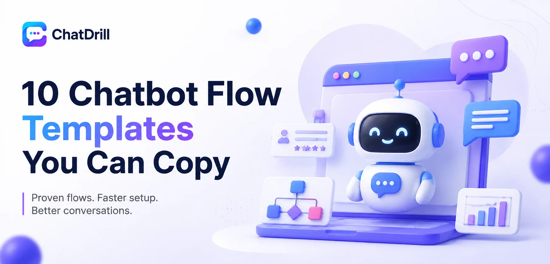 10 chatbot flow templates for customer support and sales