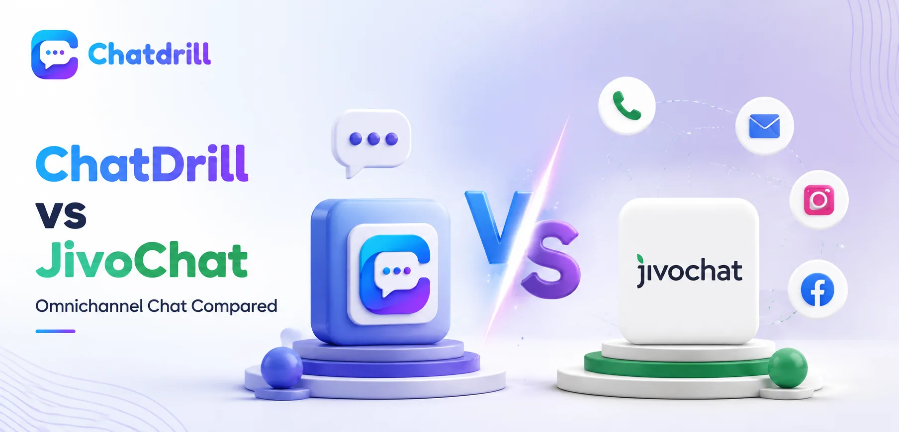ChatDrill versus JivoChat omnichannel comparison
