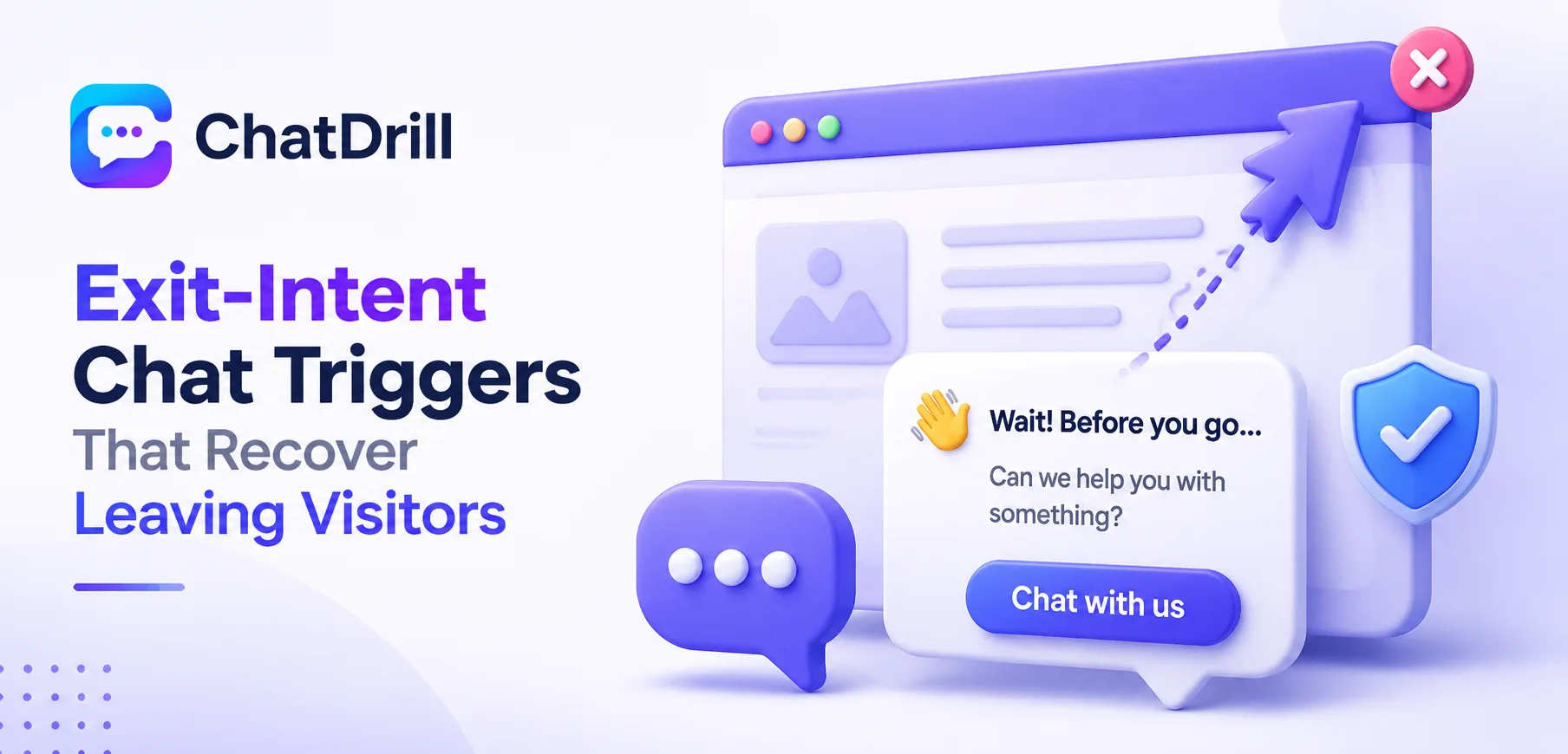 Exit-intent chat triggers that recover leaving visitors